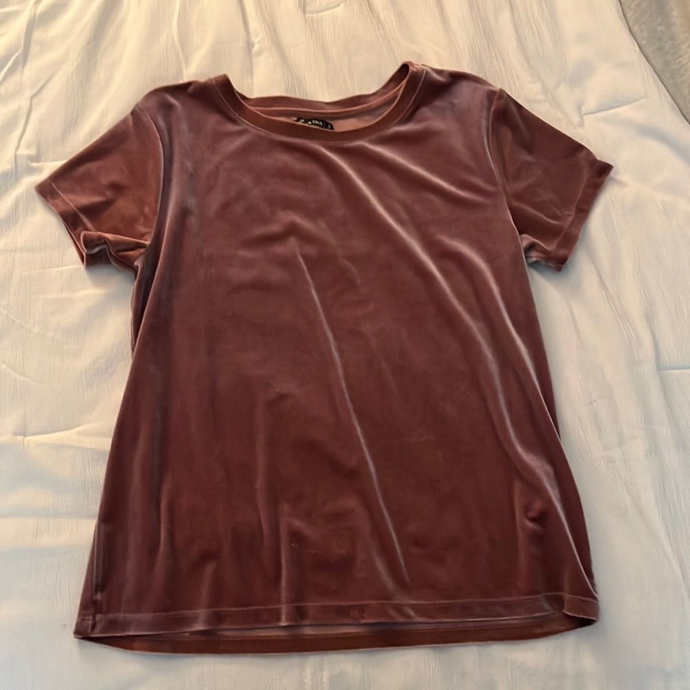 A&F velvet top